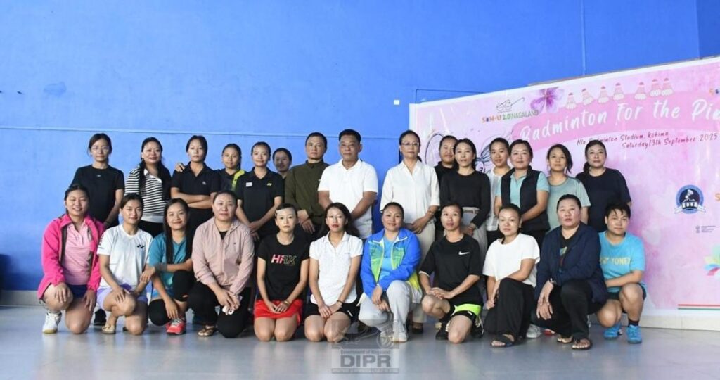 Kohima hosted its first Women’s Badminton Tournament 2025, merging women’s sports empowerment with the Swachh Bharat Mission’s clean India vision.